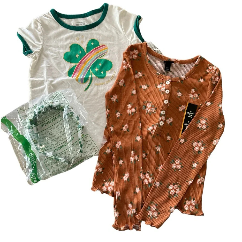 Bundle Of Girls Top Size 6 & Headband 
BNWT